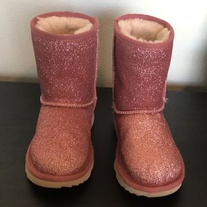 UGG classic short glitter boot